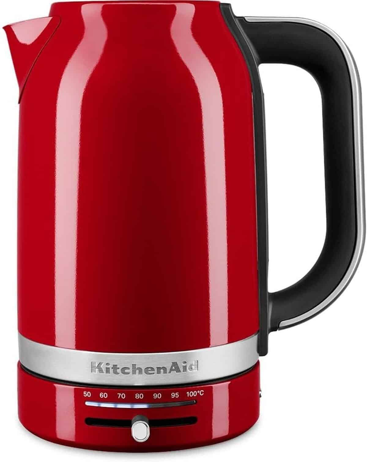 Test : bouilloire KitchenAid 5KEK1701EER, design vintage et température réglable