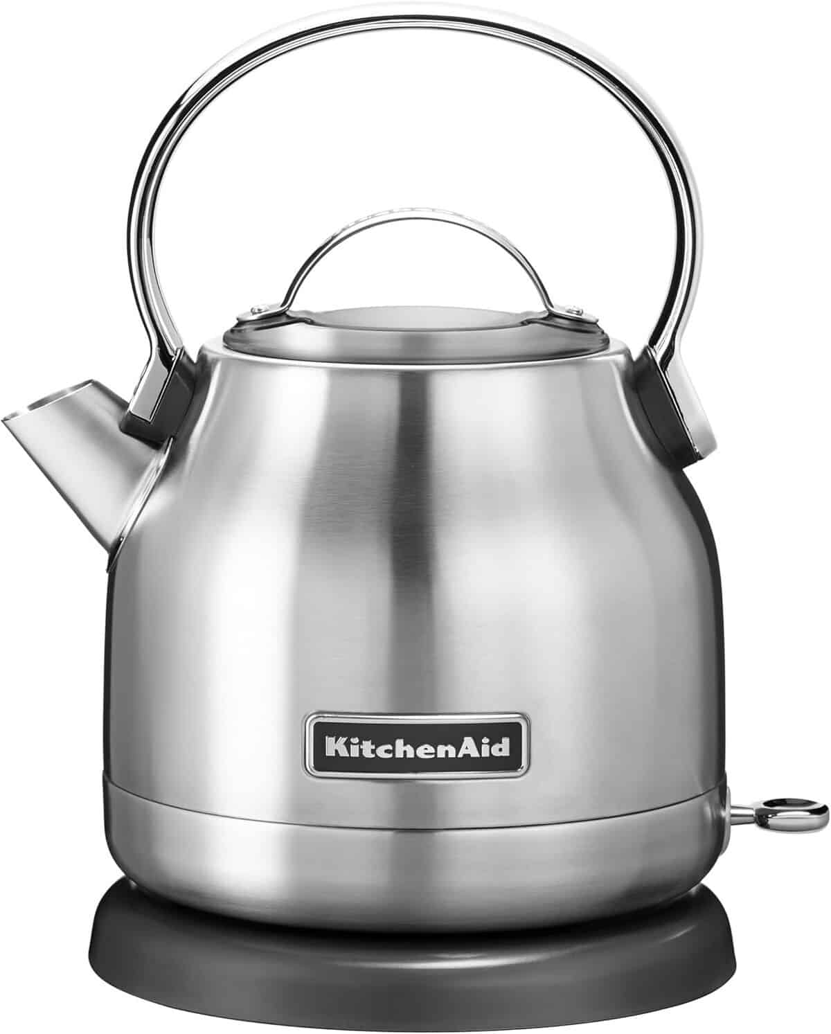 Test de la bouilloire en acier inoxydable KitchenAid 5 kek1 222esx