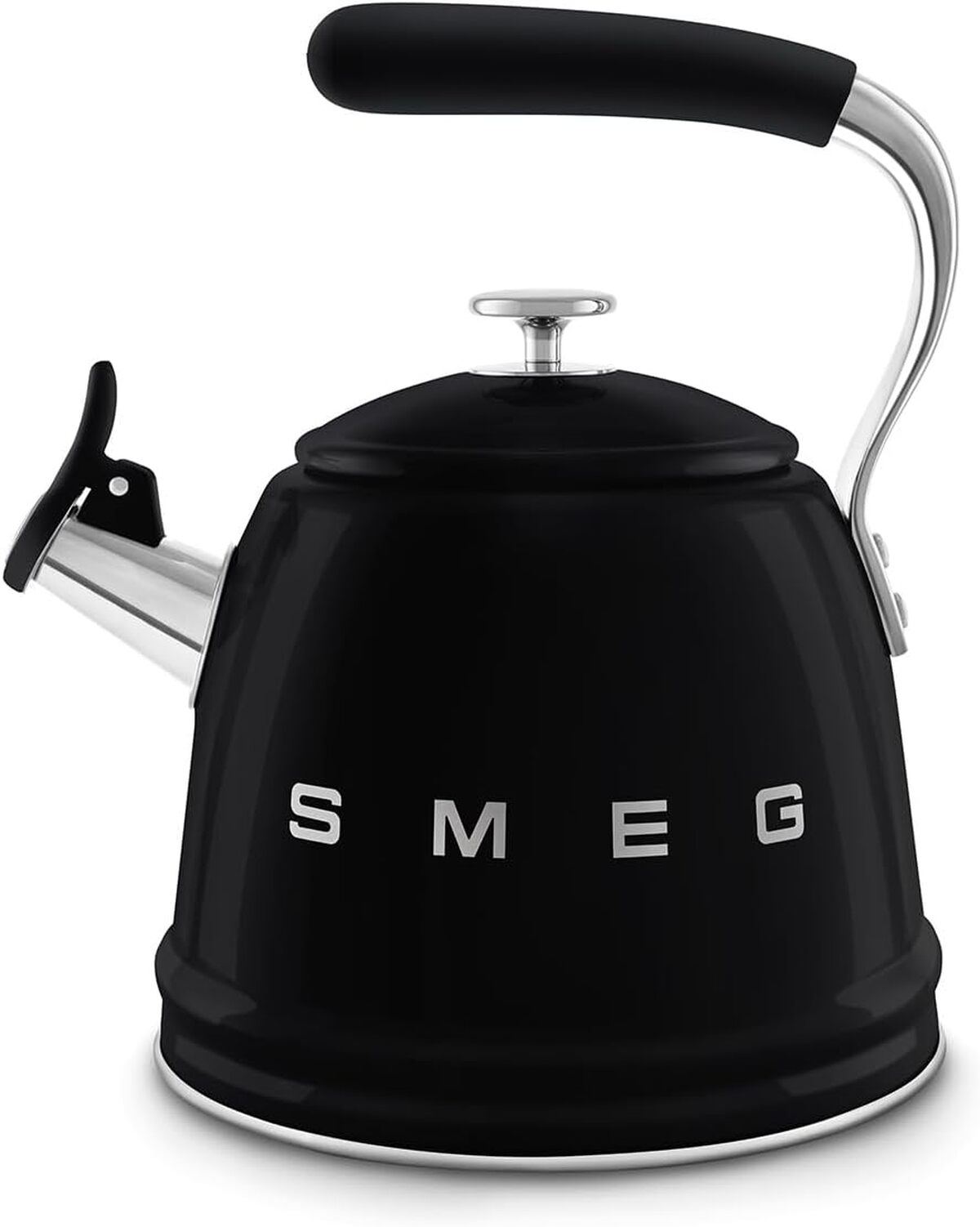 Test de la bouilloire sifflante rétro SMEG 2, 4 Q (noir)