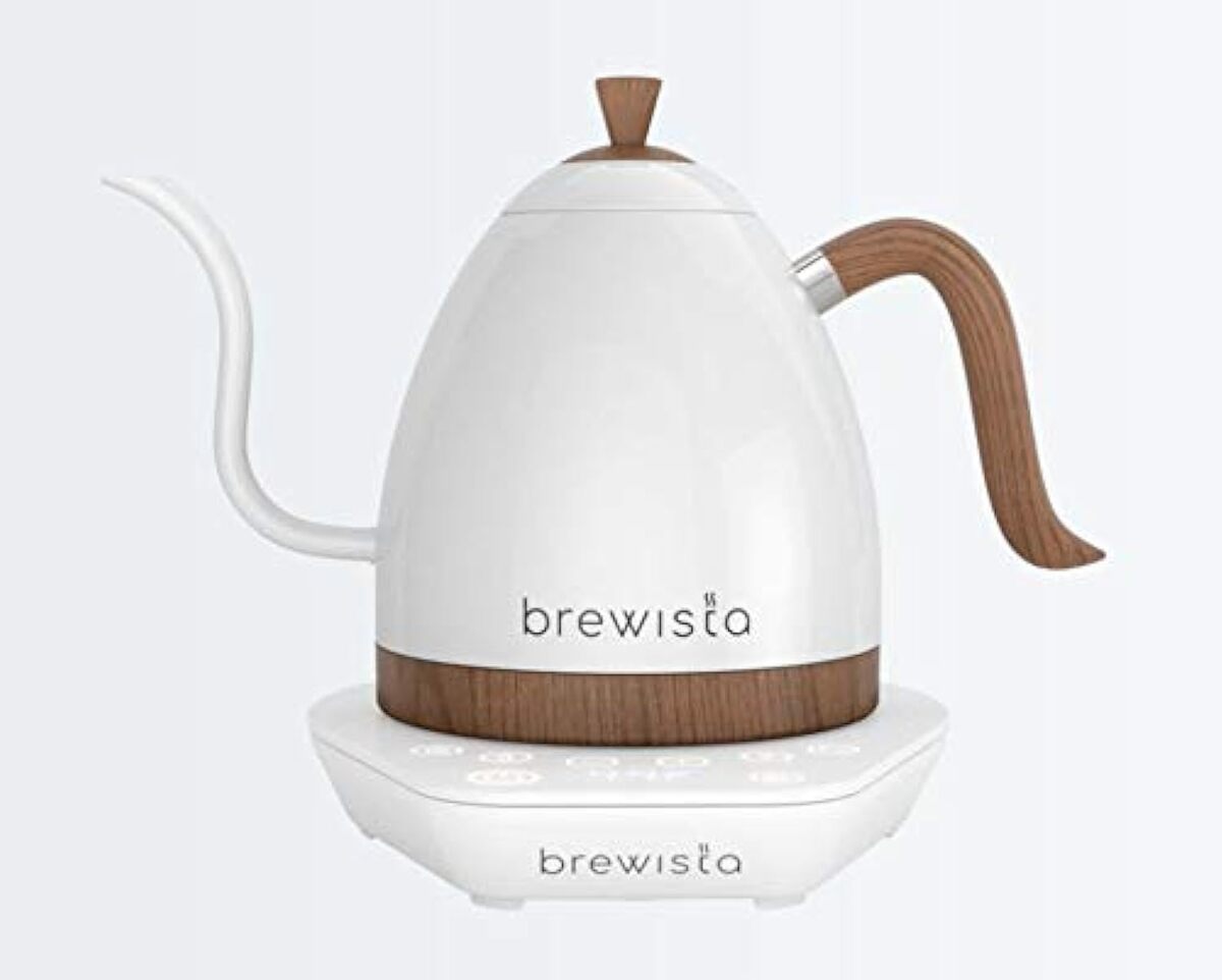 Test bouilloire Brewista Artisan Pearl White : précision et design