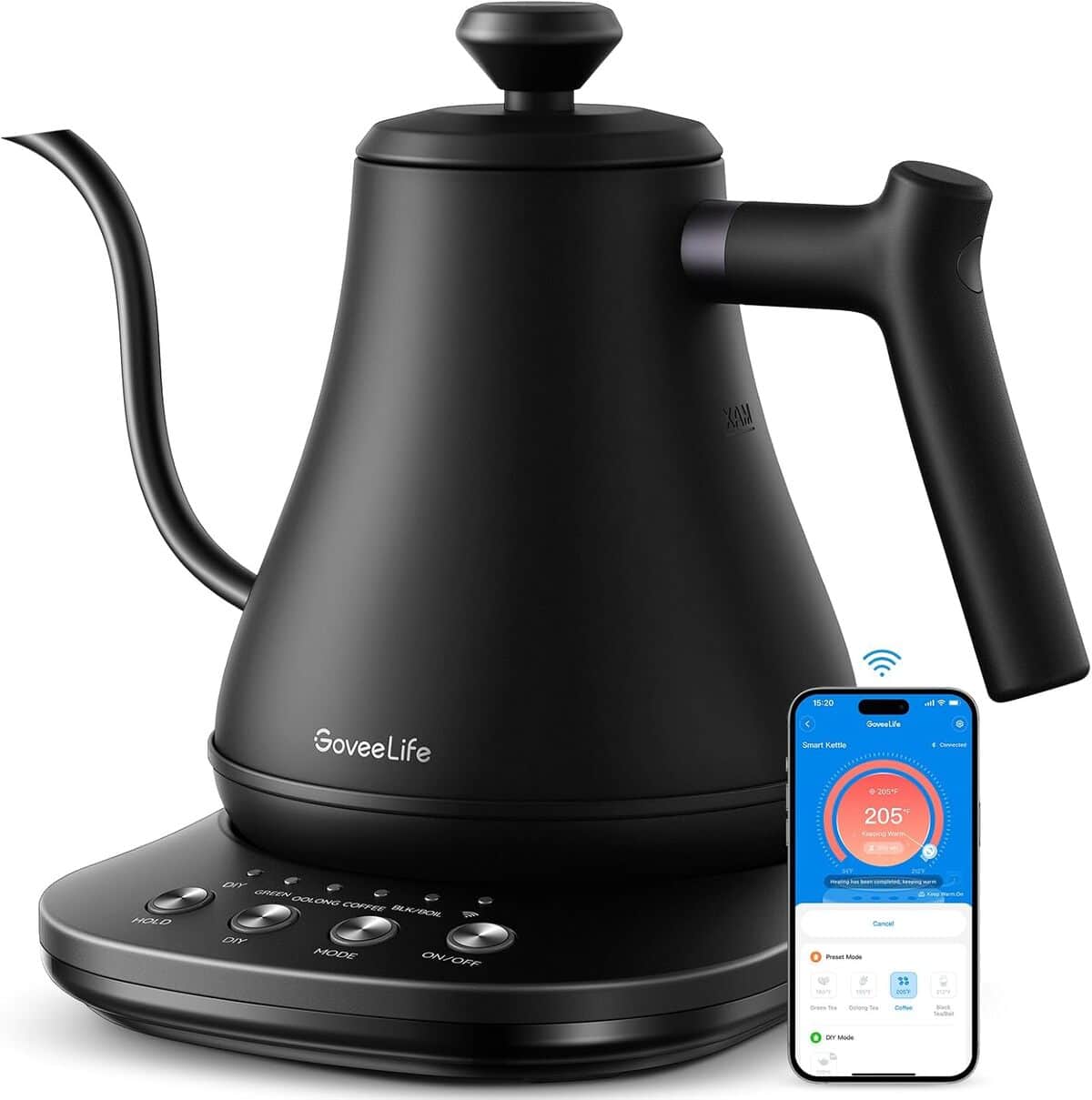Test : bouilloire électrique intelligente GoveeLife WiFi 0, 8 l
