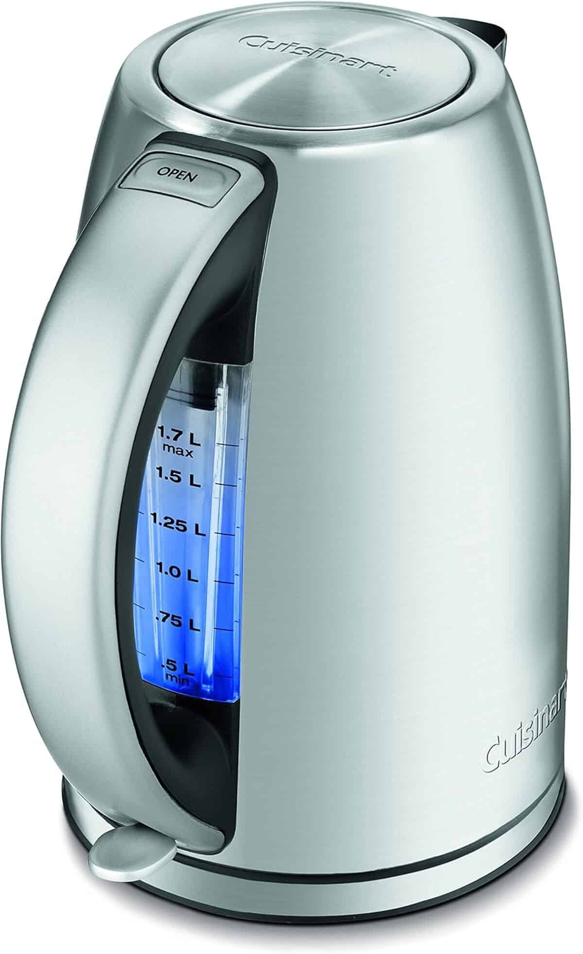 Test : cuisinart bouilloire sans fil JK-17P1 en inox