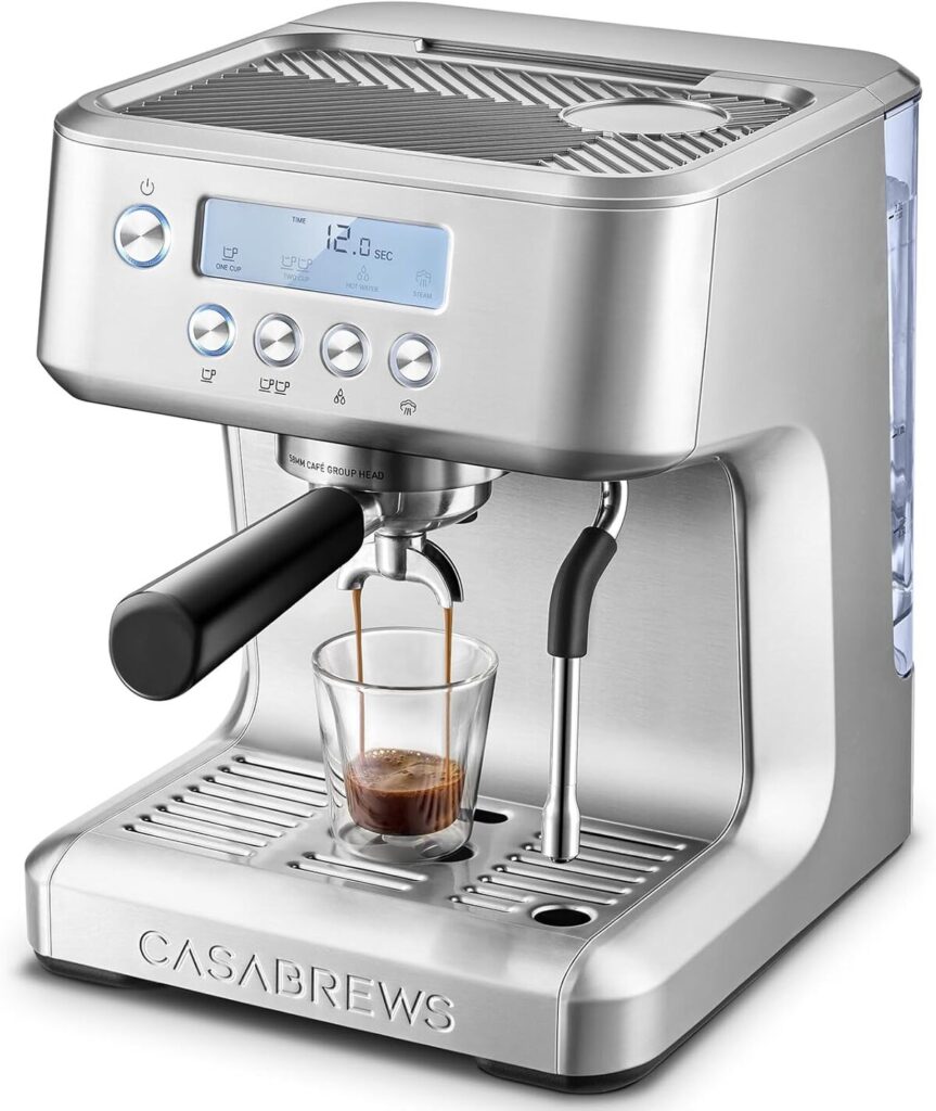 Test de la machine à café CASABREWS : 20 bars de pression et écran LCD