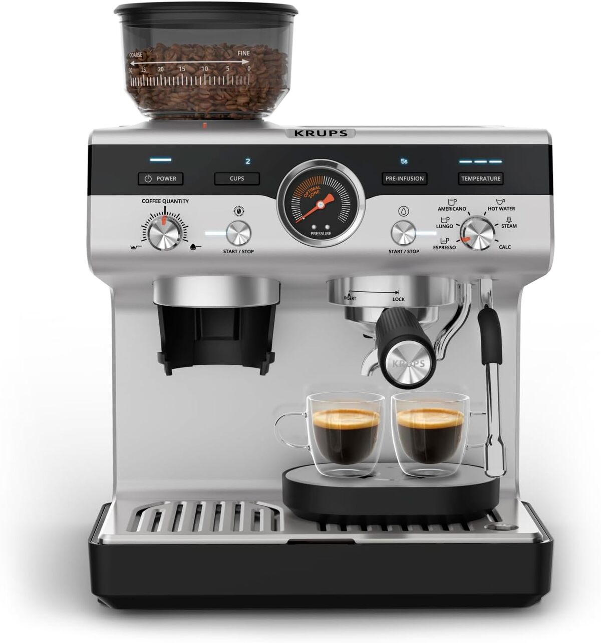 Test Krups Precision XP801T10 : machine expresso performante