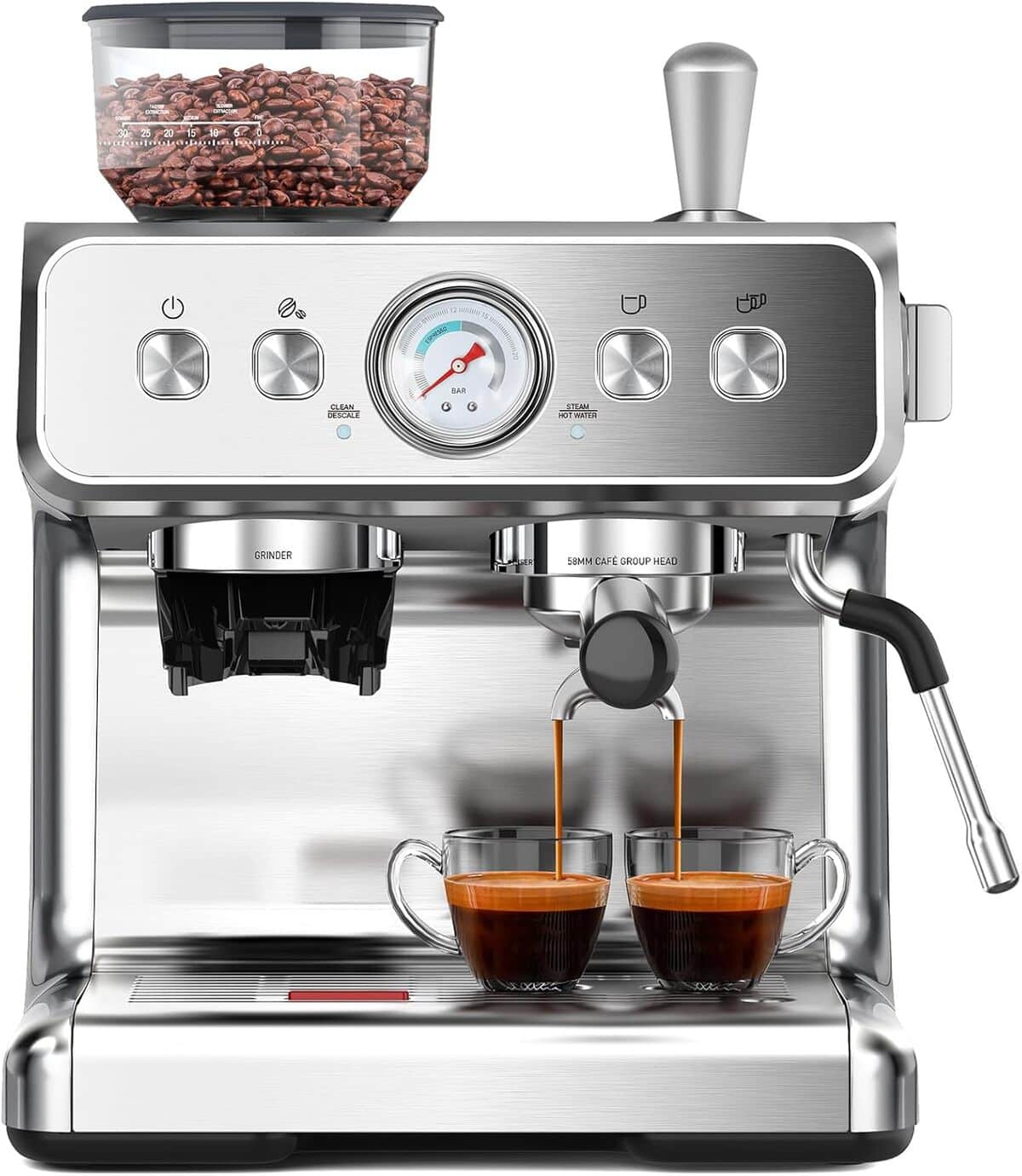 Test : machine à expresso Electactic 20 bars avec mousseur