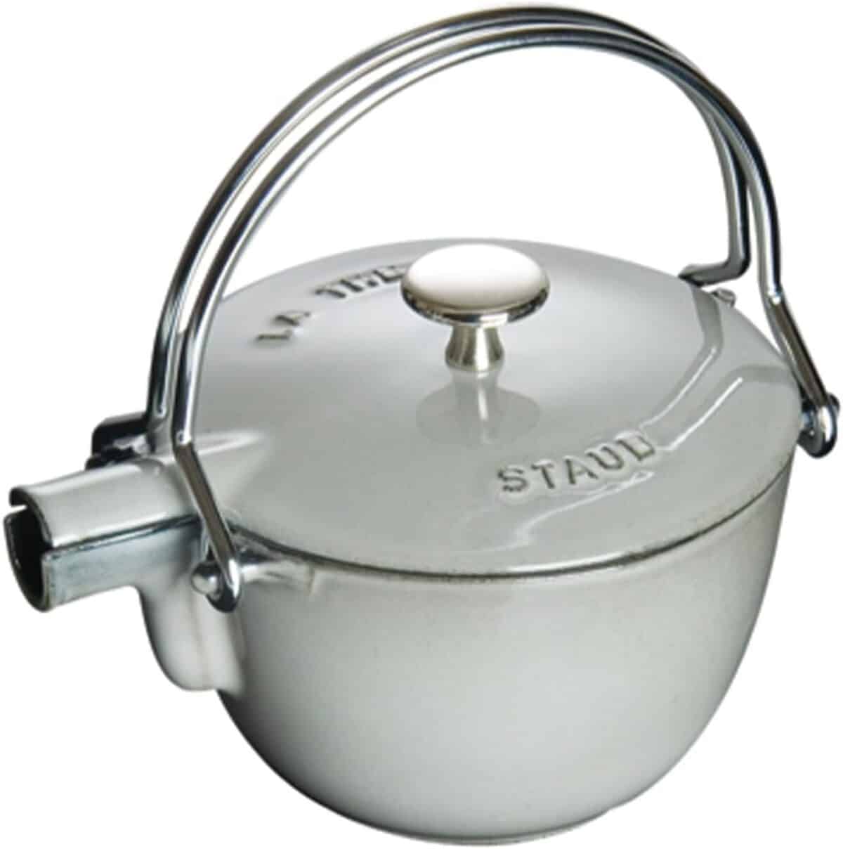 Test Staub théière fonte Ø 21 cm gris graphite