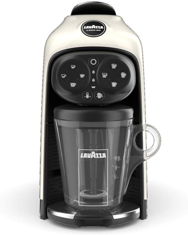 Lavazza A Modo Mio, Deséa White Cream - Cafetière Blanc