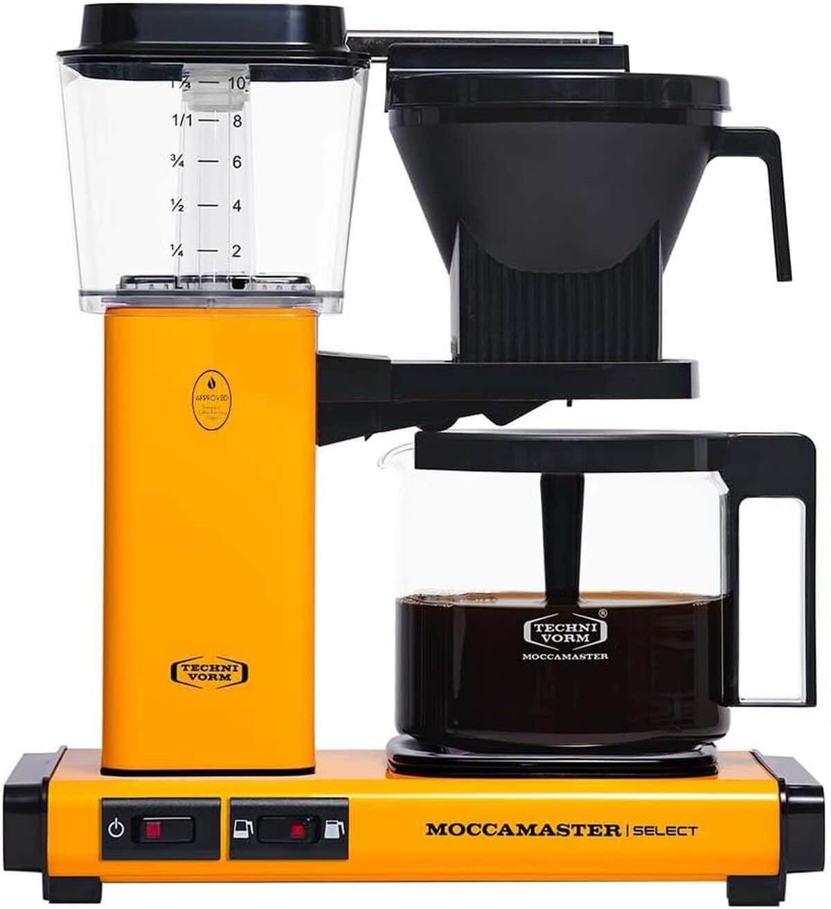 Test : cafetière Moccamaster KBG Select jaune 1, 25 L