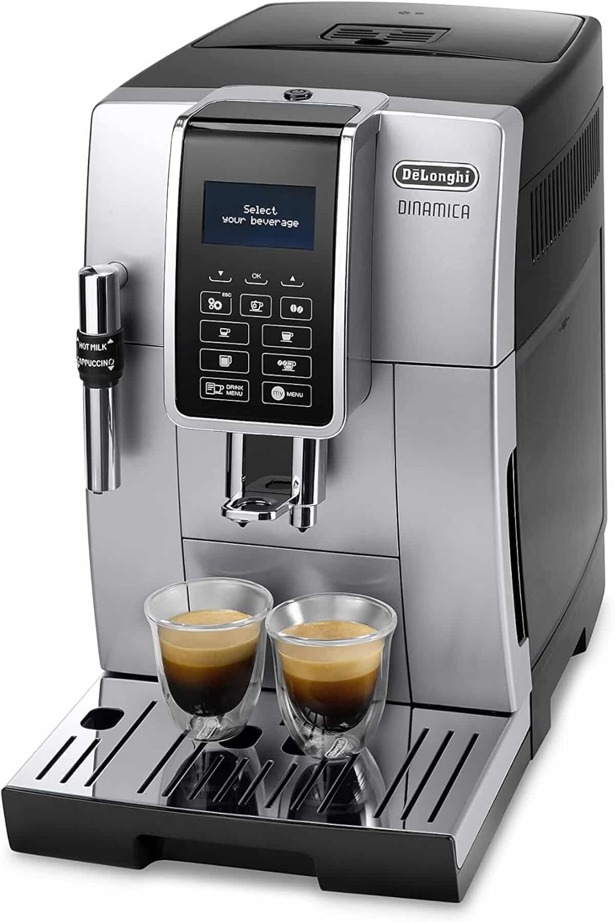 Test de la De'Longhi Dinamica ECAM350.35 SB : expresso et cappuccino parfaits