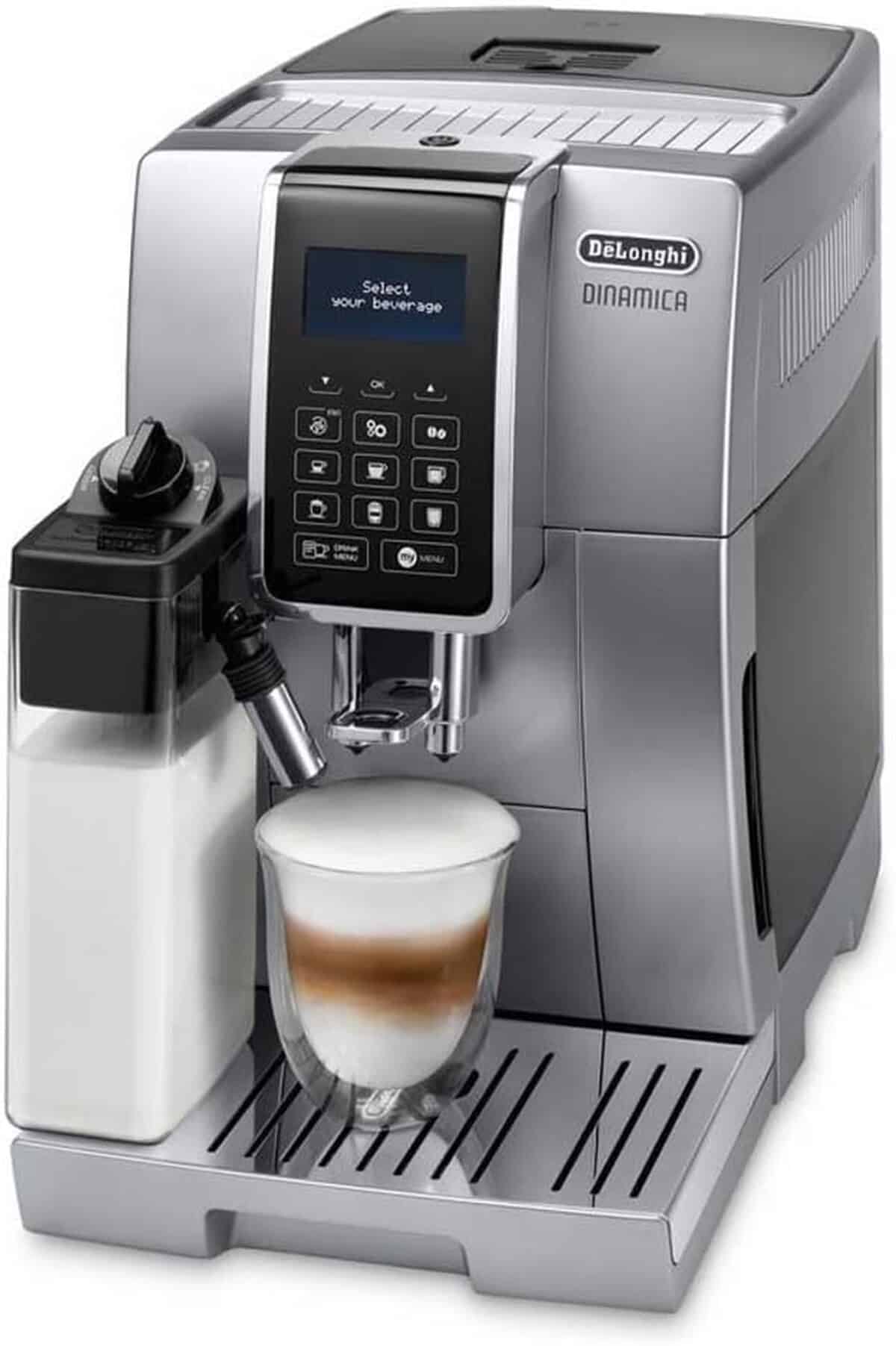 Test de la De'Longhi Dinamica ECAM350.75.S : machine à café expresso et cappuccino