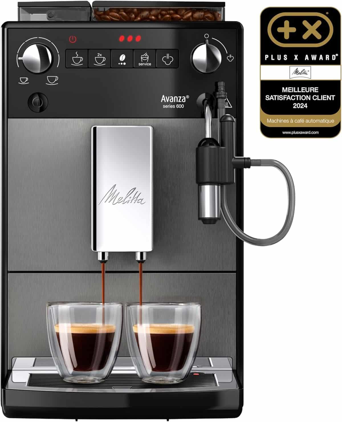 Test Melitta Avanza Grise : machine à café avec broyeur performant