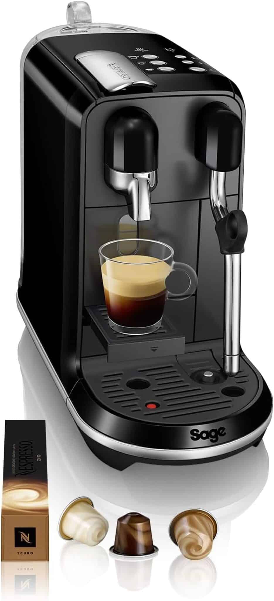 Test : nespresso Sne600 Creatista Uno, 8 programmes lait, noir sésame