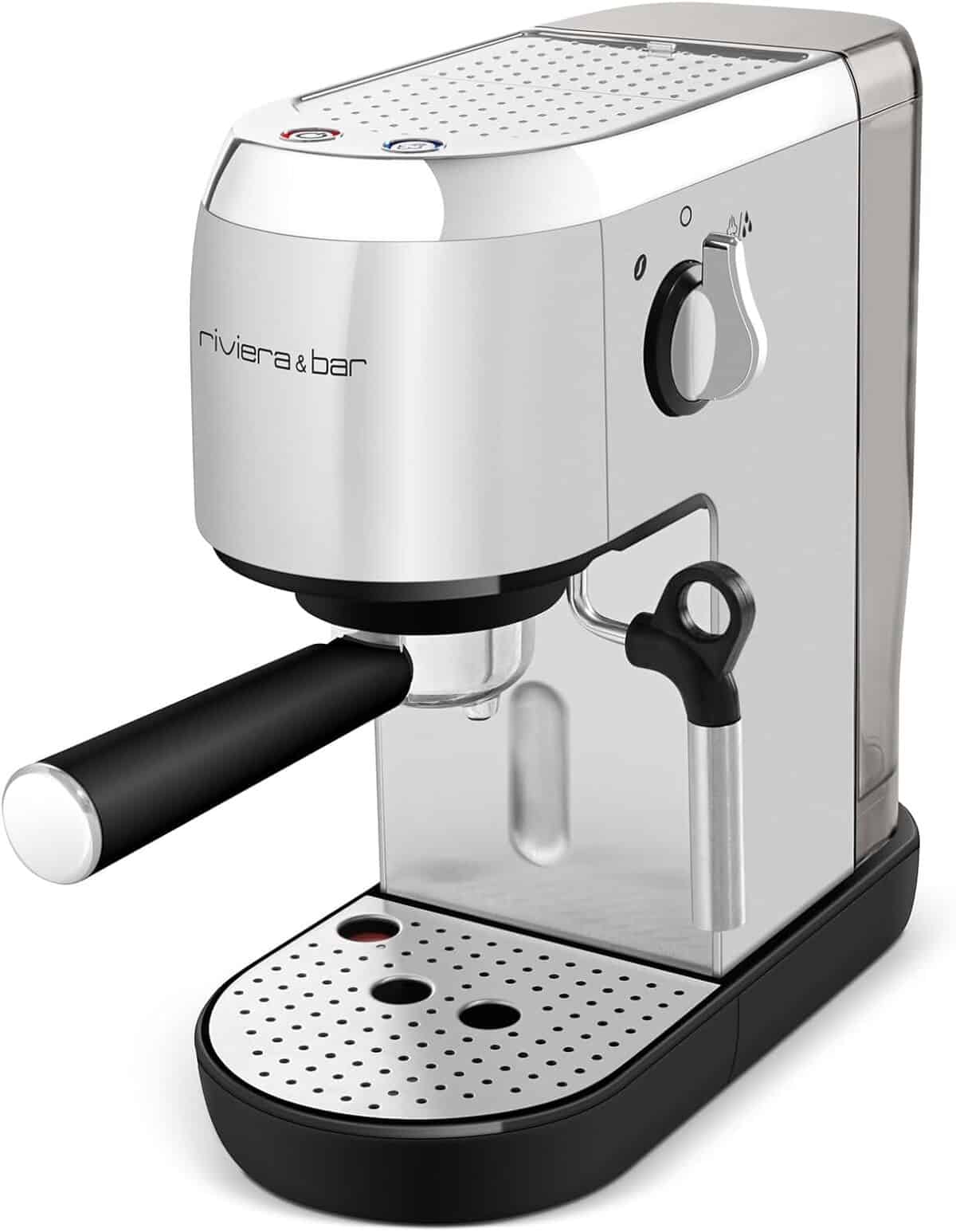 Test Riviera-et-Bar BCE350 : expresso compact au design inox