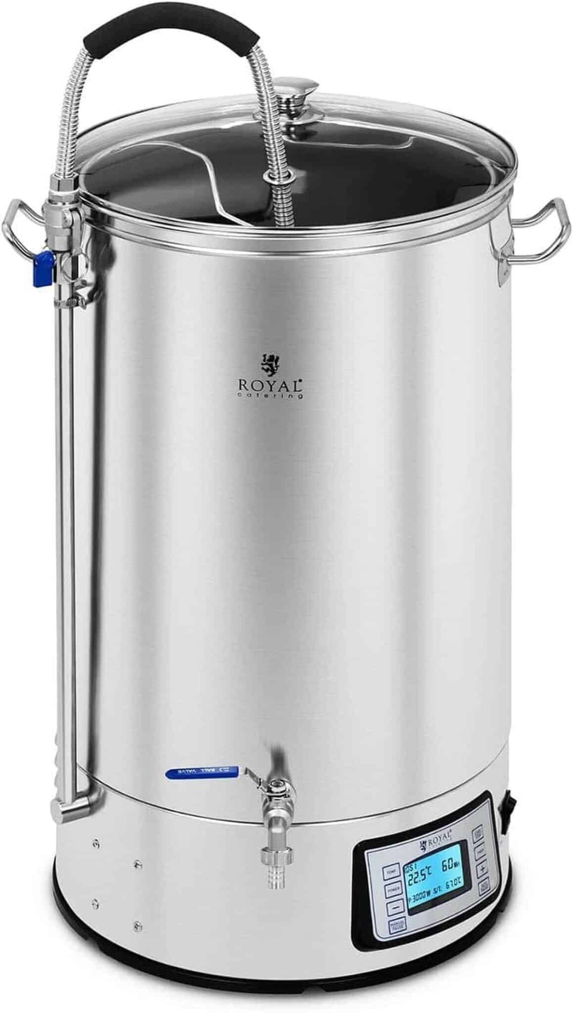 Test Royal Catering RCBM-42N : bouilloire de brassage 60 L en acier inoxydable