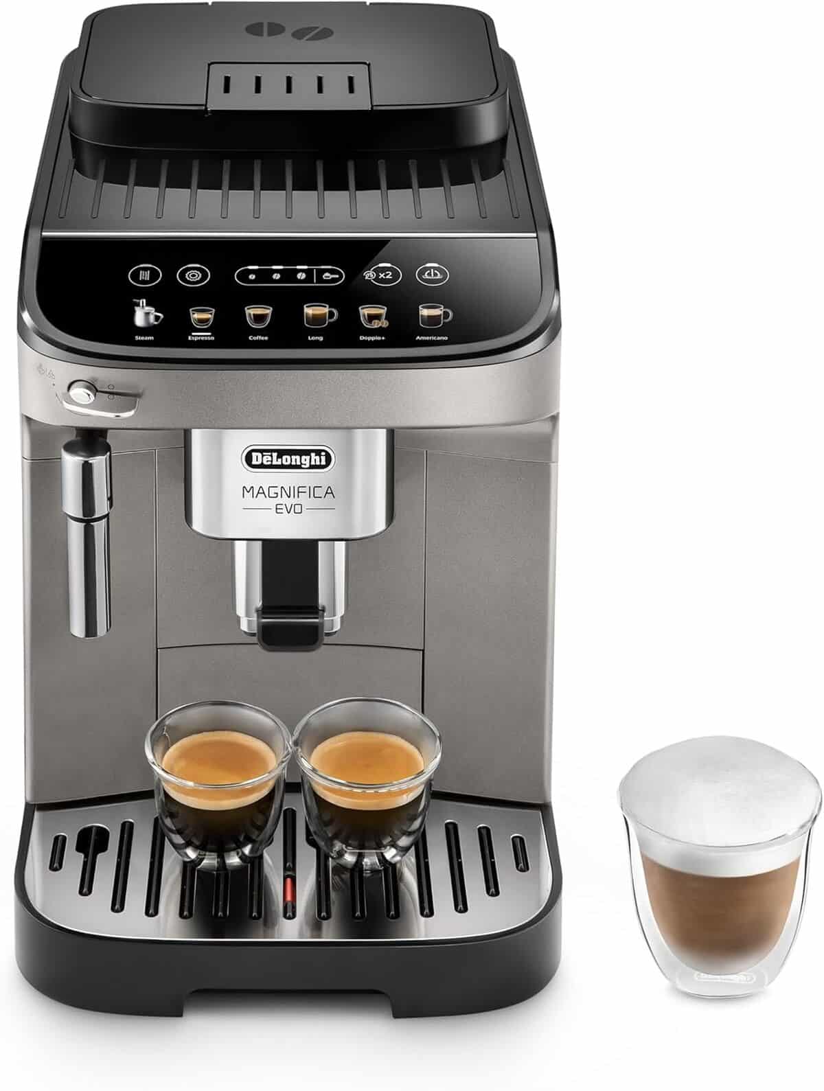 Test de la De'Longhi Magnifica Evo ECAM290.42.TB : machine à café compacte et tactile