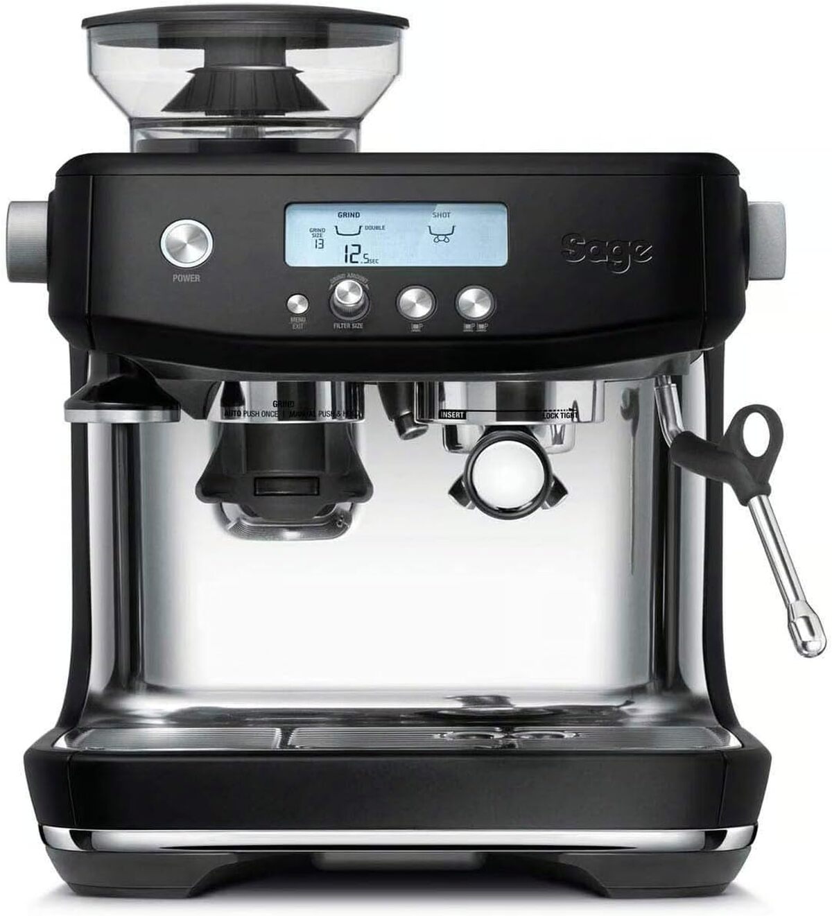 Test de la machine à café Sage The Barista Pro truffe noire