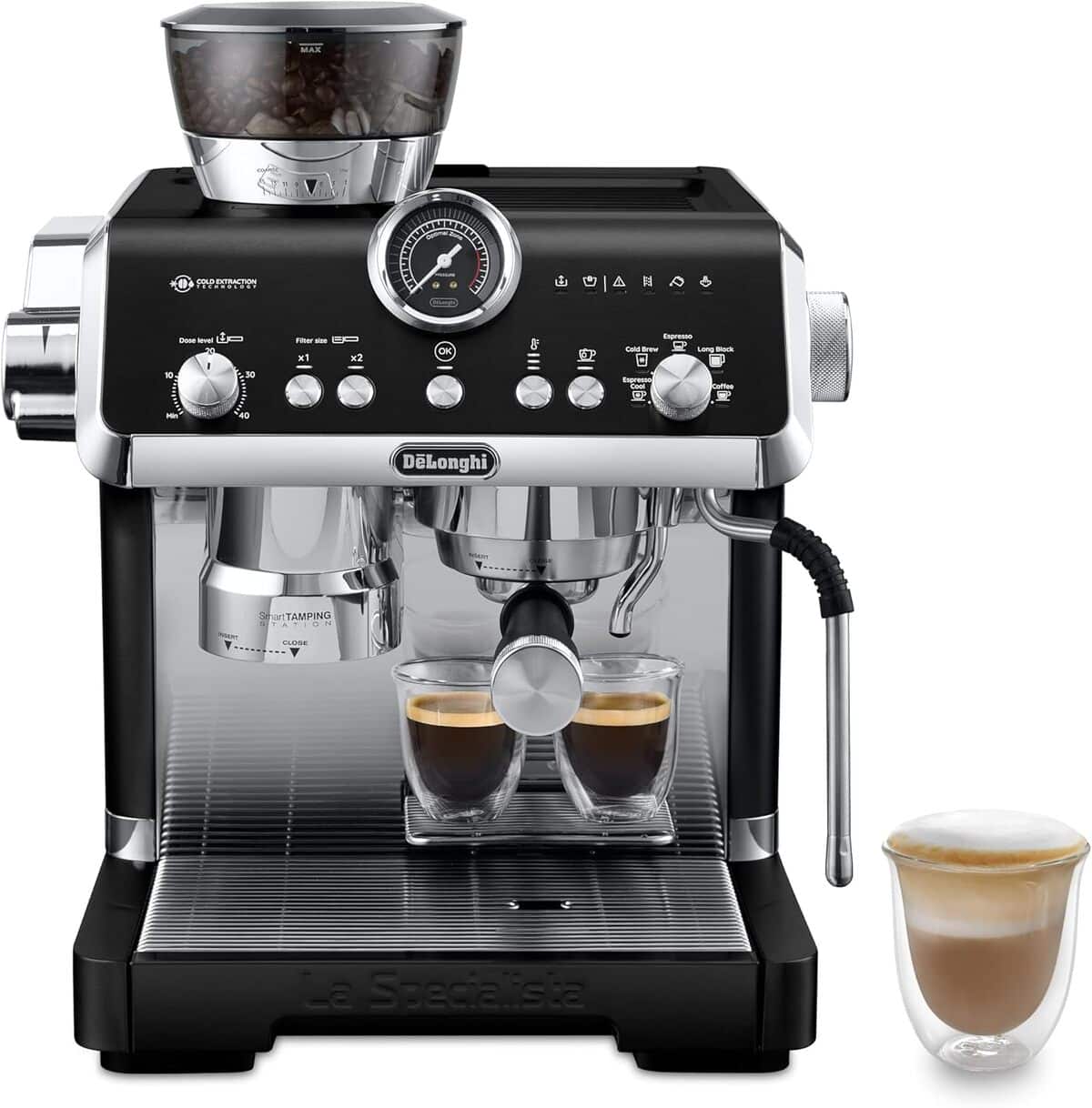 Test : de'Longhi La Specialista Opera EC9555.BK, machine à café avec moulin intégré