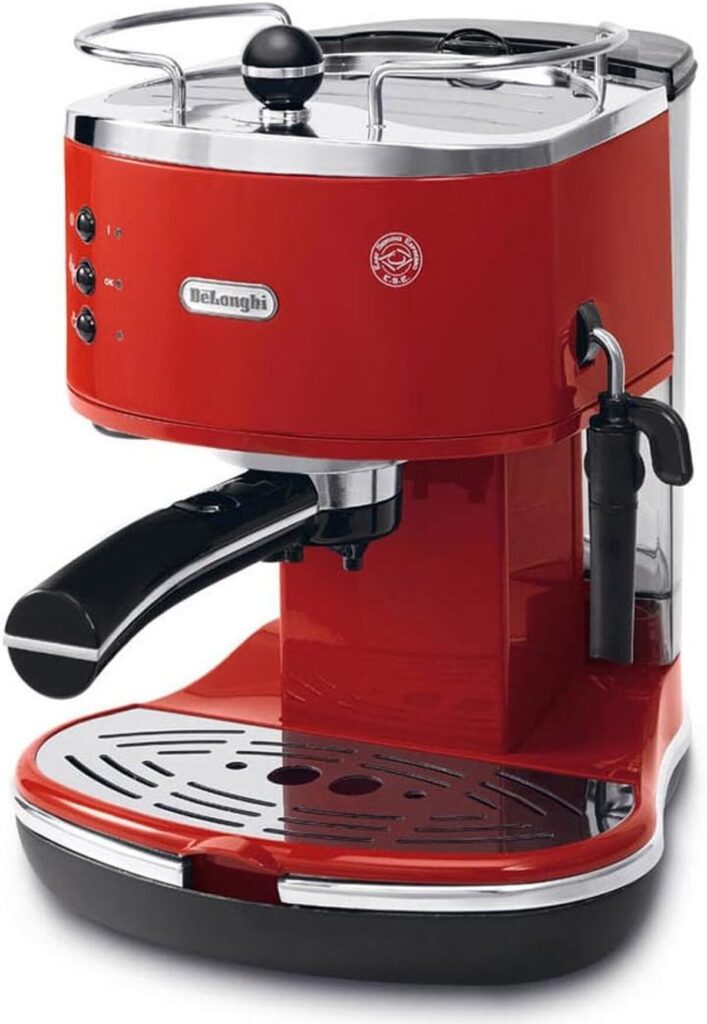 Test : machine expresso De'Longhi Icona Eco 311.R rouge, 1100 W