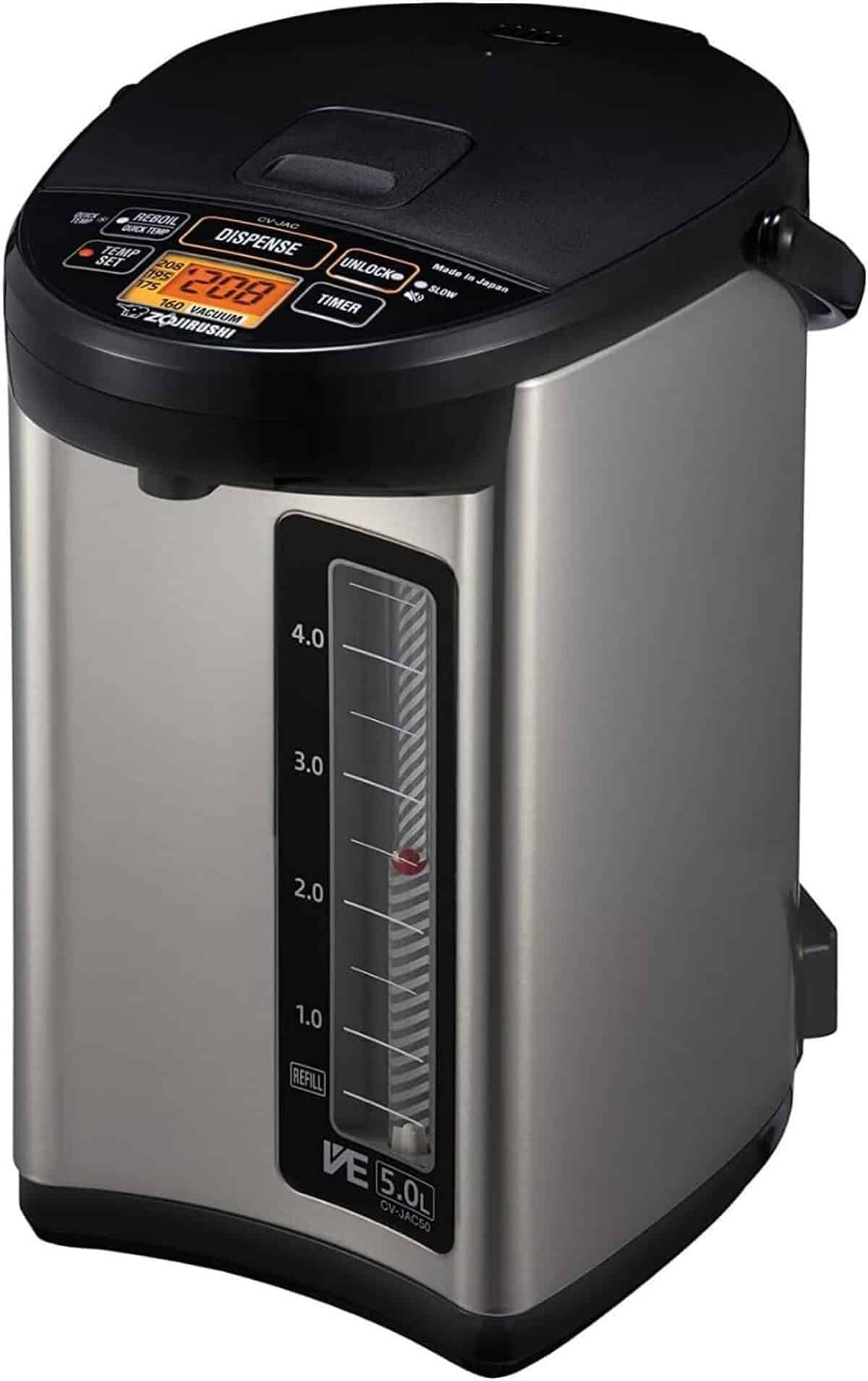 Test bouilloire hybride Zojirushi CV-JAC50XB 5 l noir