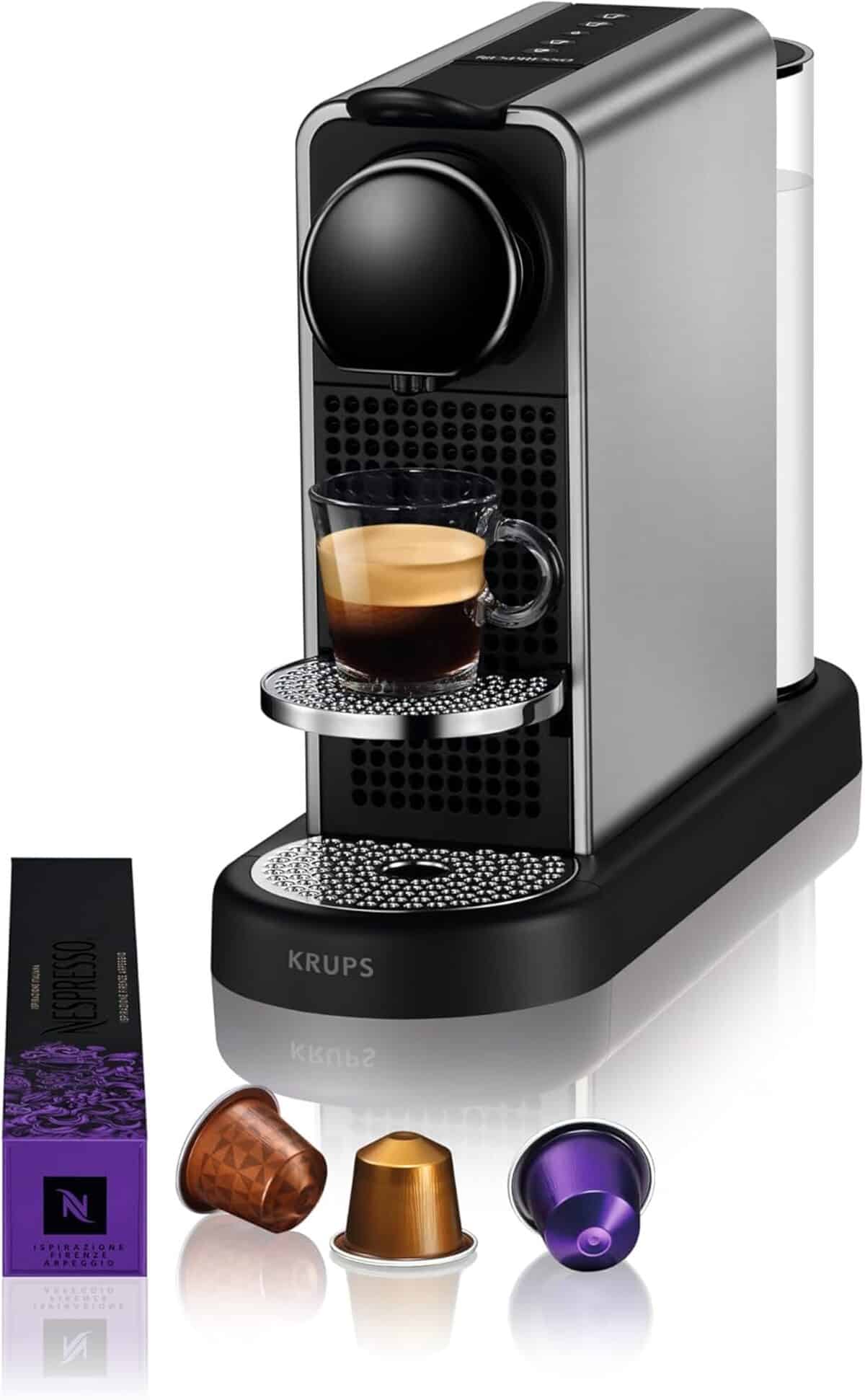 Test de la machine à café Nespresso Krups Citiz Platinum Titane YY5077FD