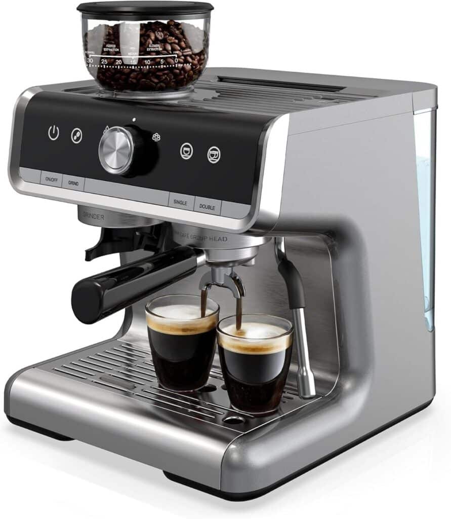 Test : garveeHome machine à expresso 20 bars avec mousseur