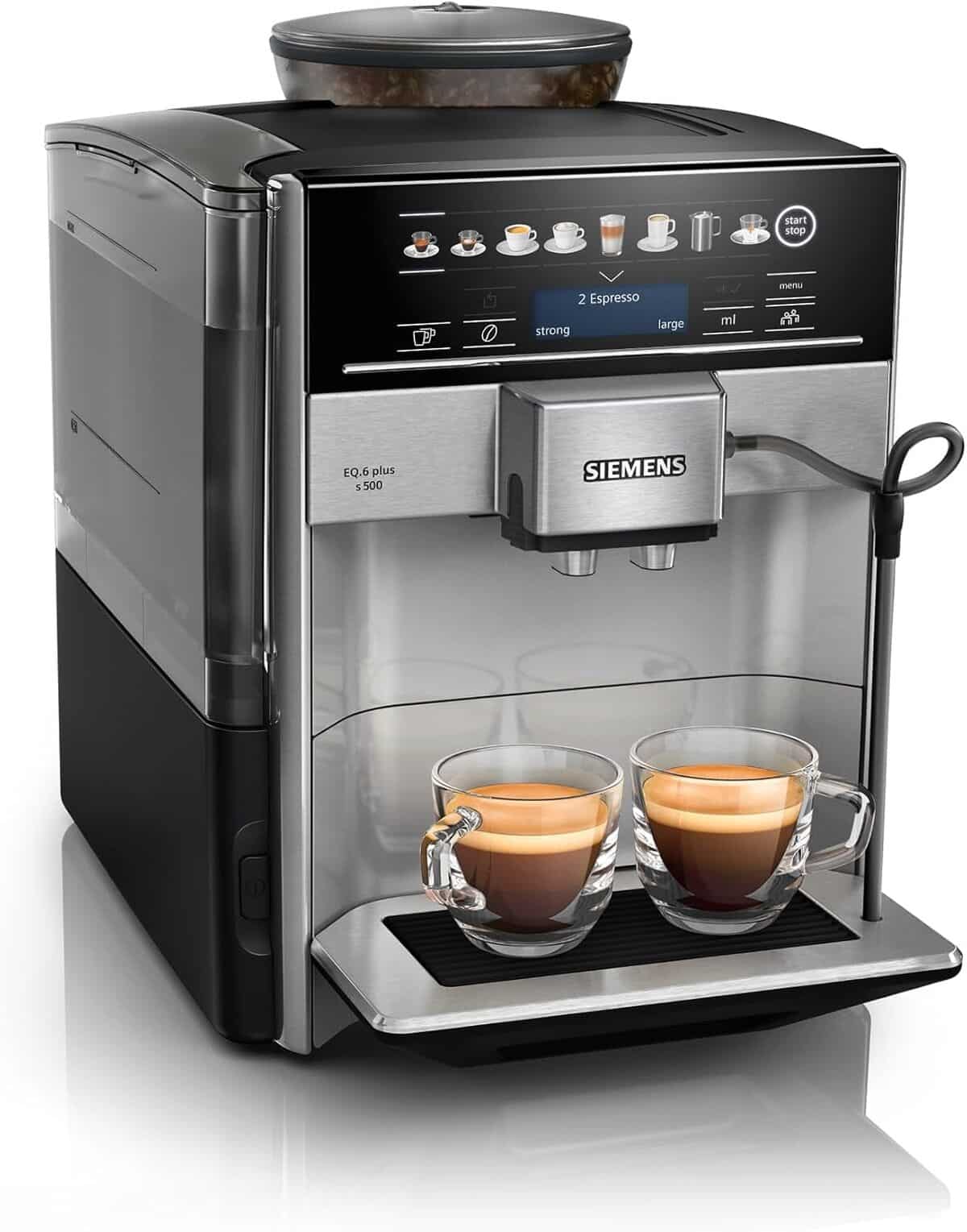 Test : machine à café Siemens EQ6 plus S500 anthracite