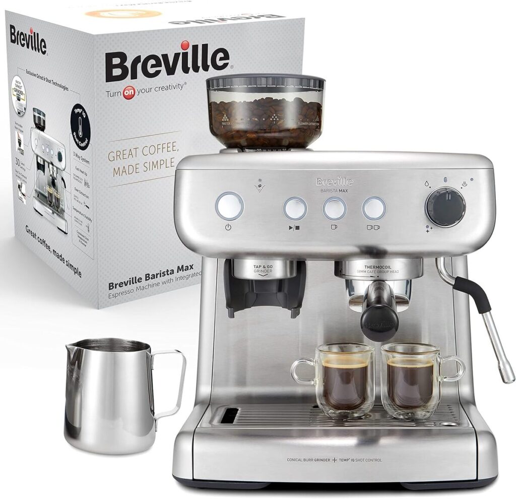 Test : breville Barista Max, machine à expresso semi-automatique avec moulin intégré