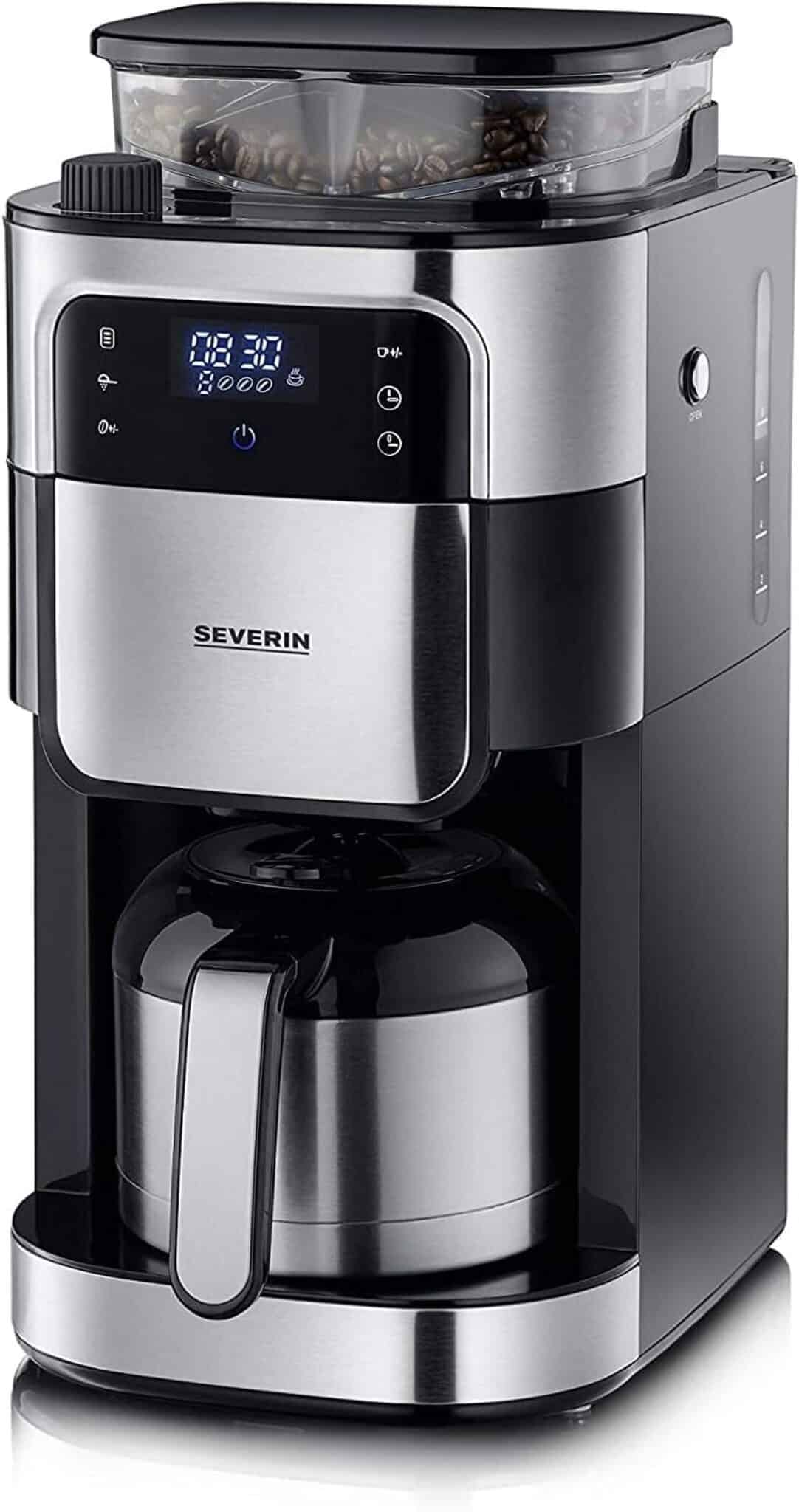 Test de la cafetière Severin KA 4814 avec broyeur intégré