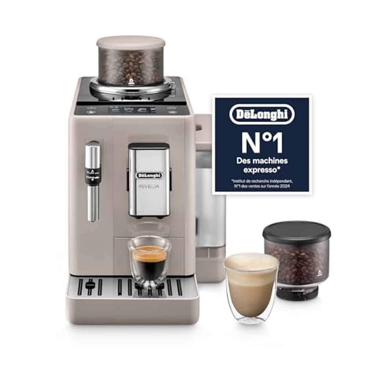 Test De'Longhi Rivelia EXAM440.35.BG : machine à café grain beige performante