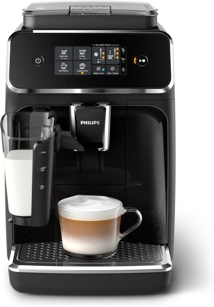 Test : philips Série 2200 Expresso LatteGo noir brillant