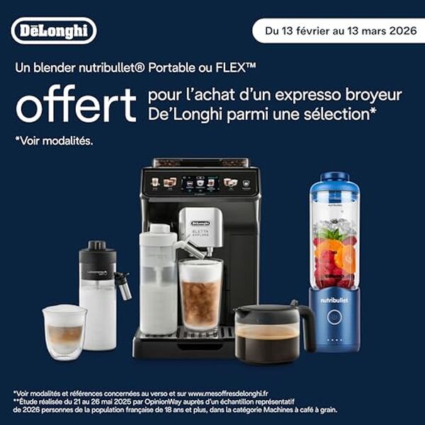 Découvrez comment la De'Longhi Dinamica ECAM350.55.B révolutionne la préparation du cappuccino. Plongez dans notre test complet et savourez l'expérience café ultime chez vous.