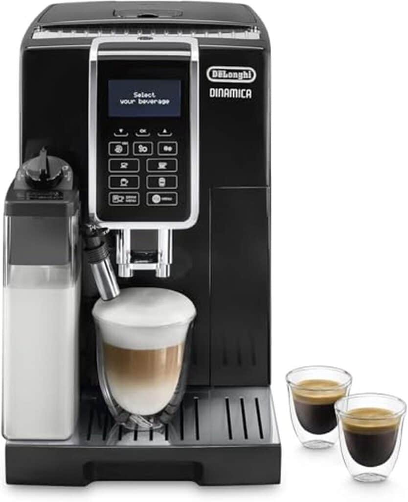 Test De'Longhi Dinamica ECAM350.55.B : le cappuccino à la perfection