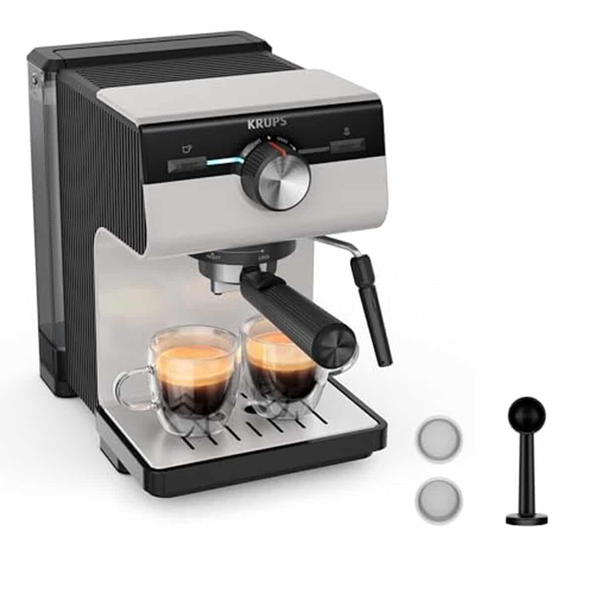 Test Krups Authentic XP381B : cafetière expresso compacte et performante