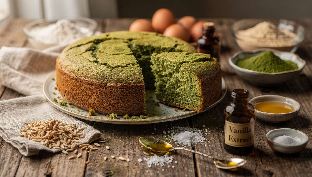 Recette de cake au thé vert minceur : léger et savoureux