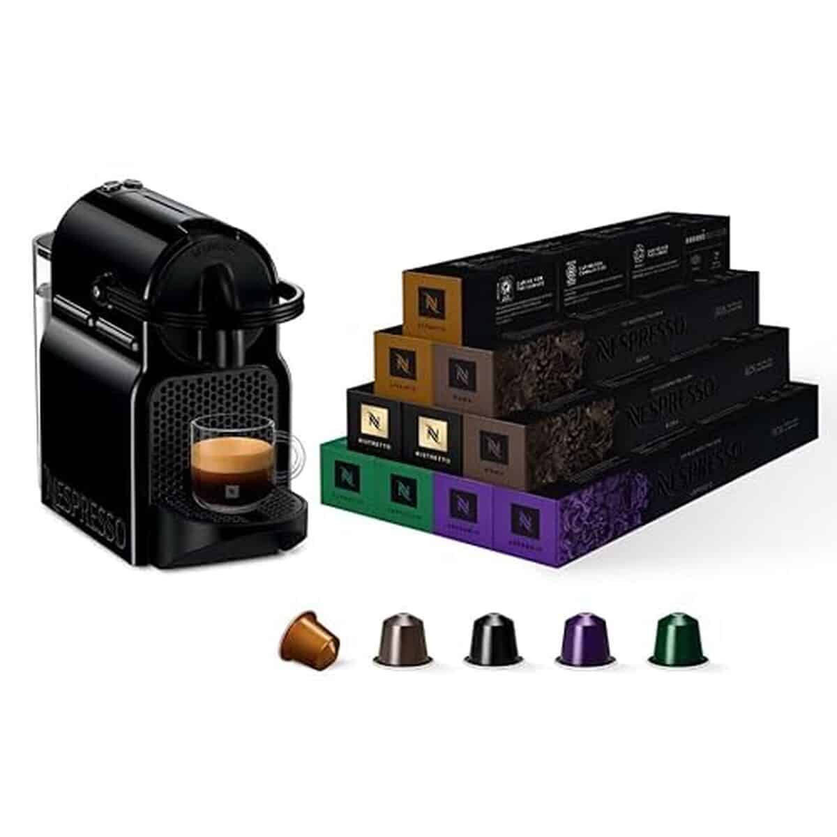 Test de la machine à café Inissia noir Delonghi avec 100 capsules
