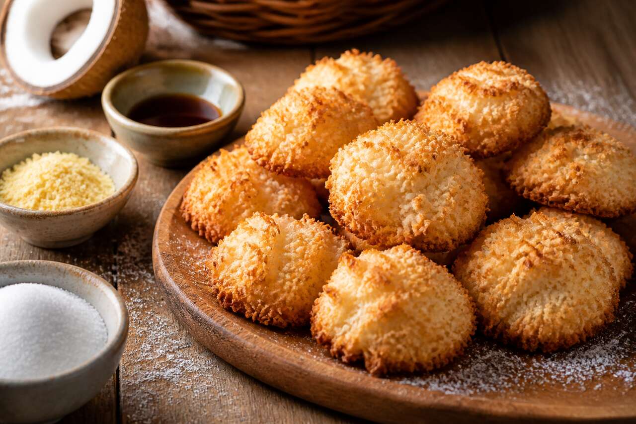Recette express de biscuits à la noix de coco