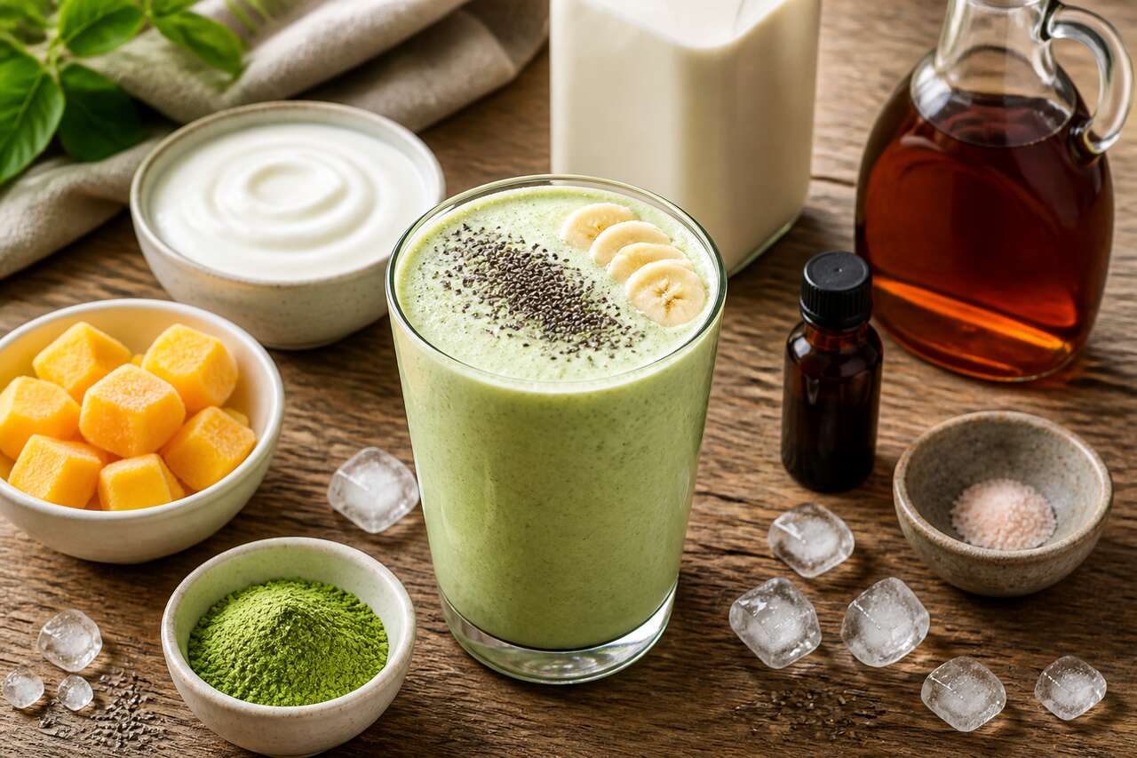 Recette de smoothie au matcha : frais, sain et facile à préparer