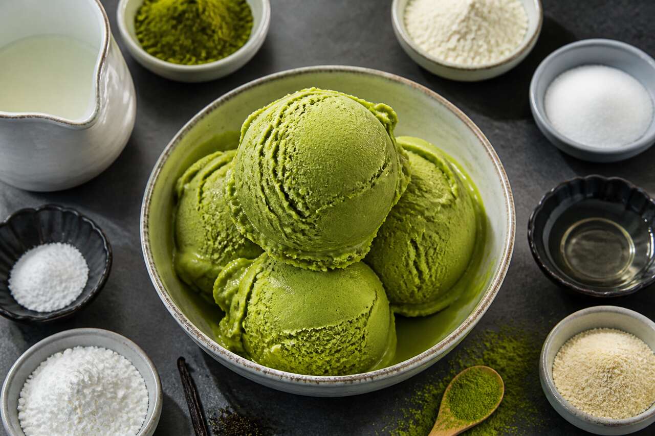 Recette de glace au matcha maison facile et onctueuse