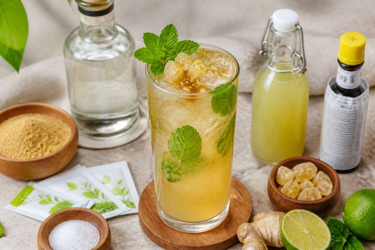 Recette du mojito au gingembre et thé vert