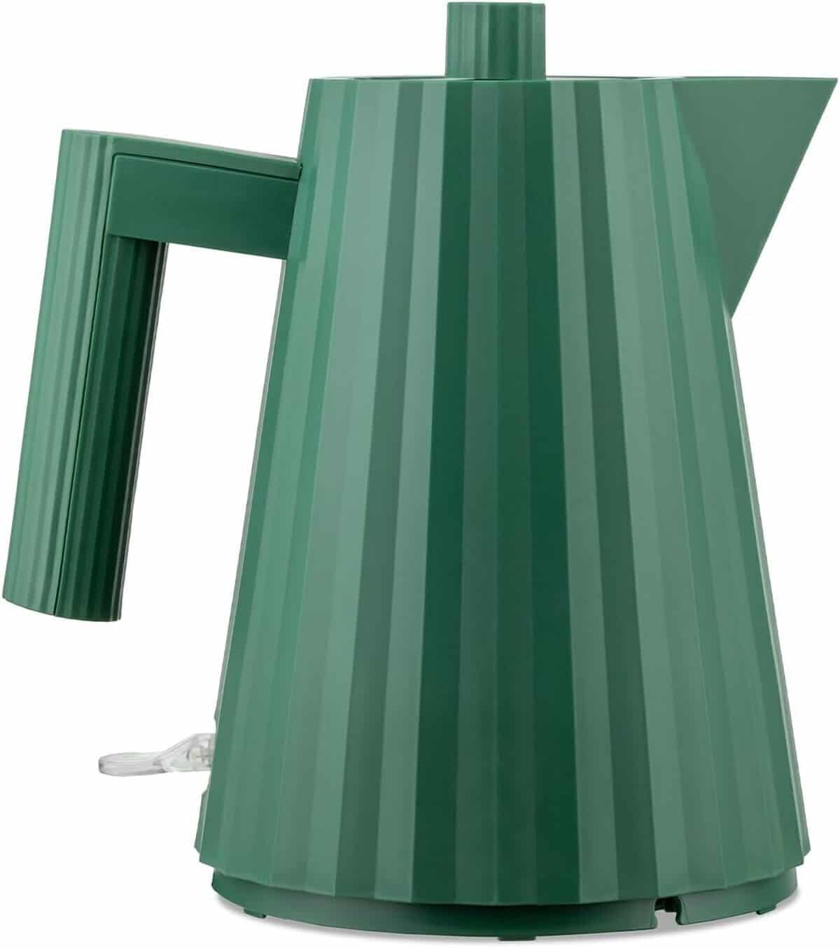 Test de la bouilloire design Alessi Plissé 2400W verde