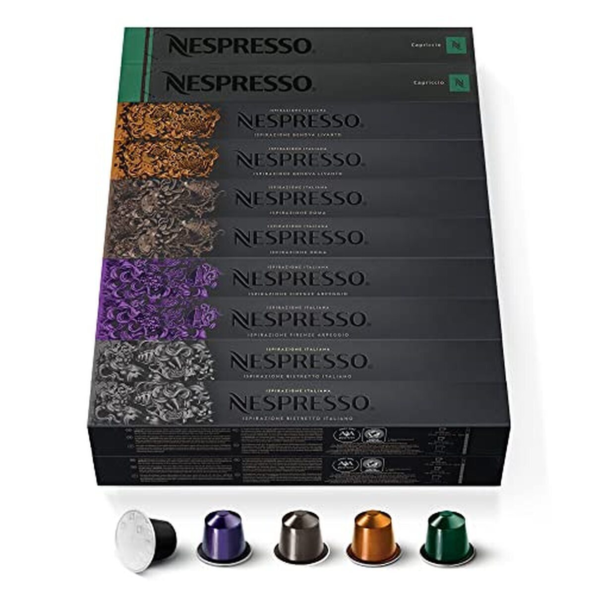 Test du bundle Nespresso Original : 200 capsules Ispirazione Italiana