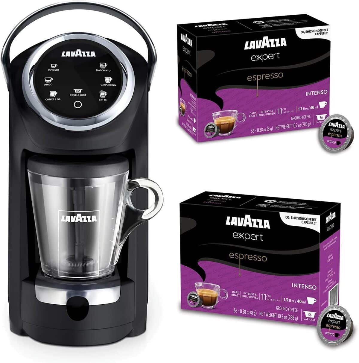 Test Lavazza Classy Plus : cafetière avec capsules intenso