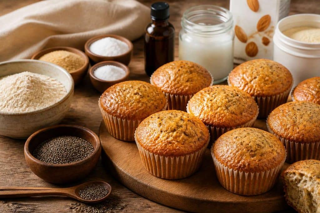 Recette facile de chia muffins à la vanille
