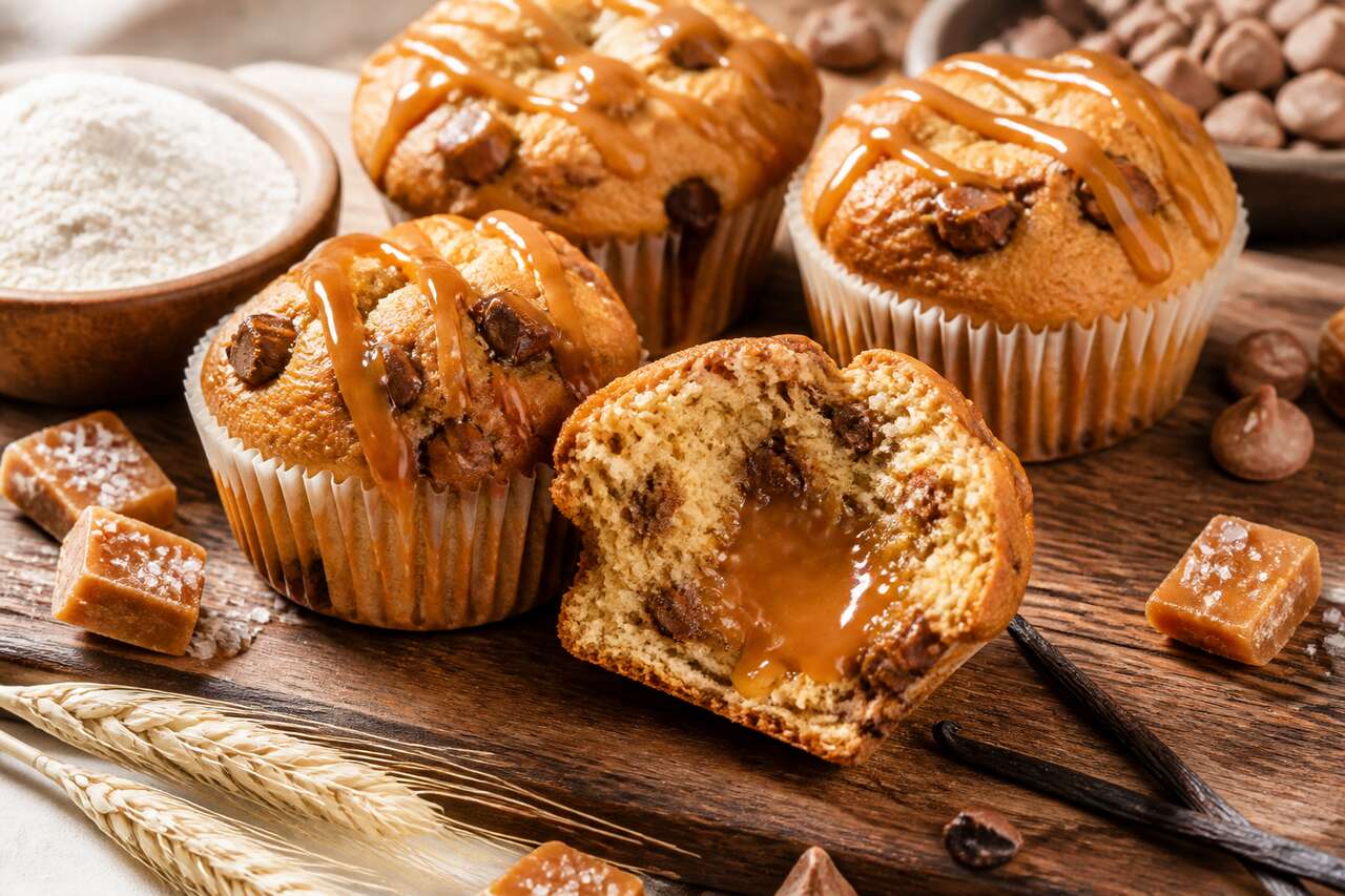 Muffins au caramel au beurre salé au Thermomix : la recette fondante et gourmande