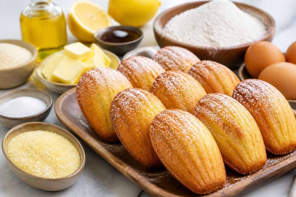 Recette facile de madeleines au citron moelleuses et parfumées