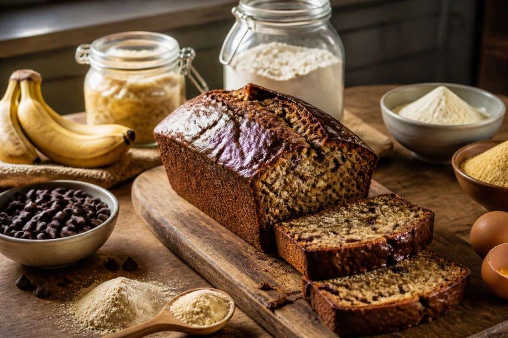 Recette facile de banana bread aux pépites de chocolat