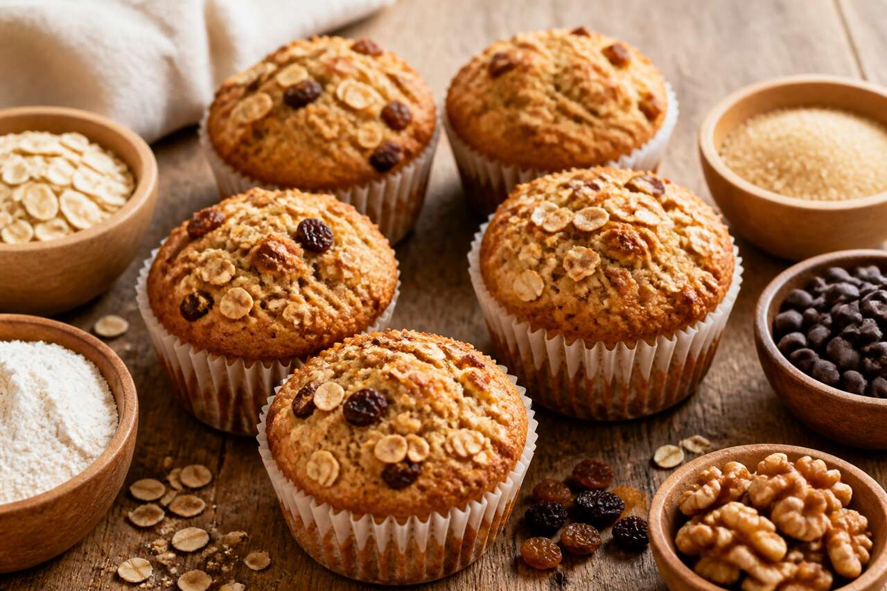 Recette facile de muffins au muesli