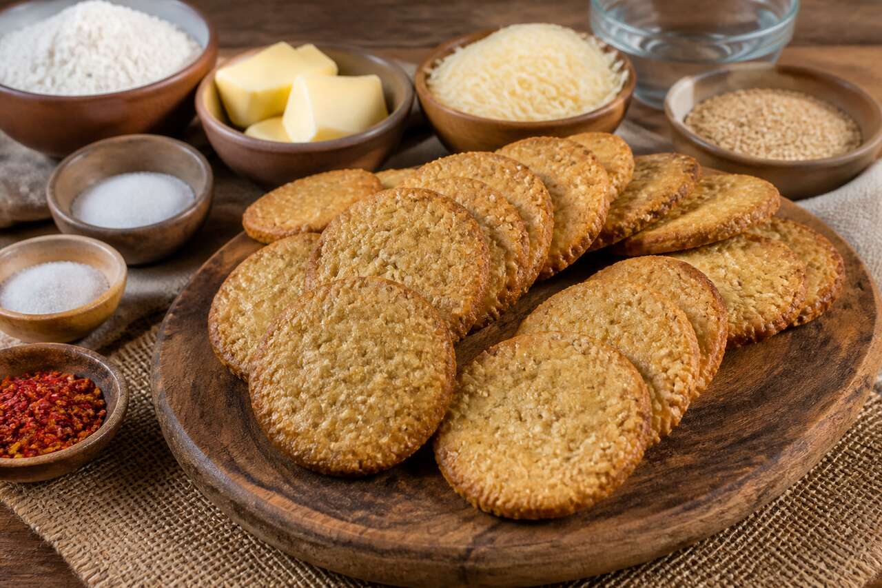 Recette de biscuits sablés salés au sésame