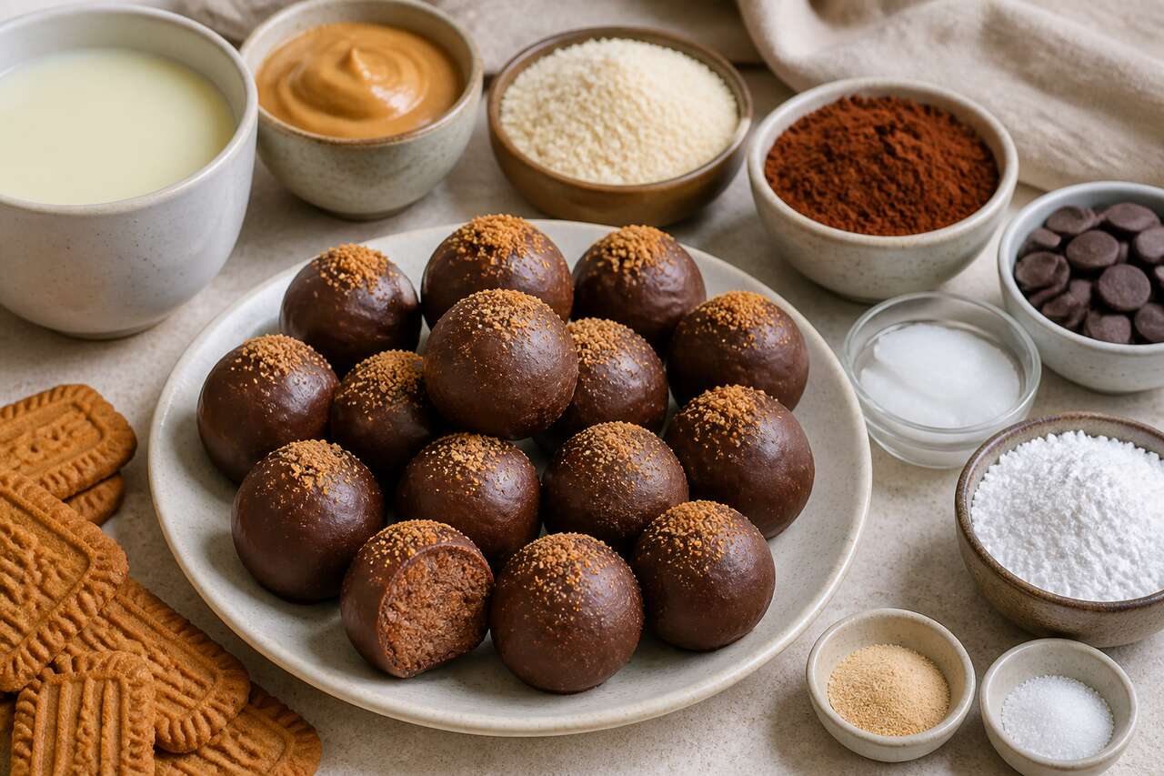 Recette facile de boules de biscuit