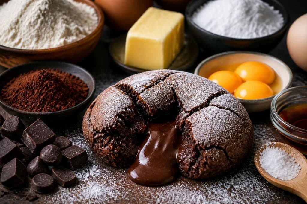 Recette du biscuit coulant au chocolat